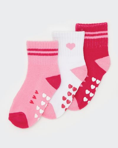 Baby Girls Sports Socks - Pack Of 3